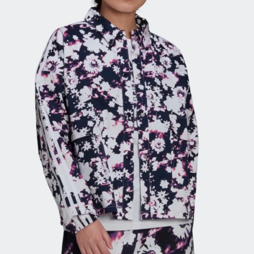🆕️ Adidas Track Jacket Floral Jacket